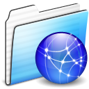 Network Folder Stripe Icon